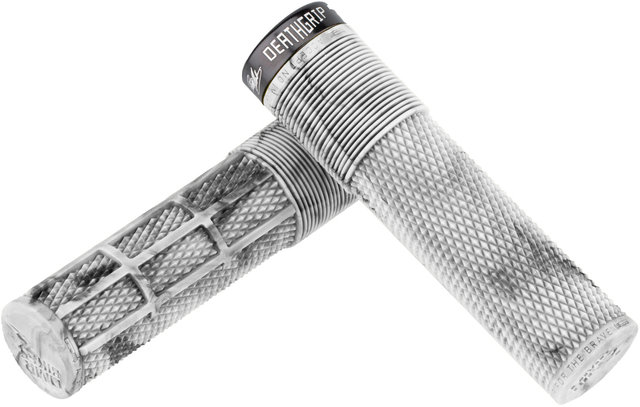 DMR Brendog Death Grip FL Lock On Grips - snow camo/L