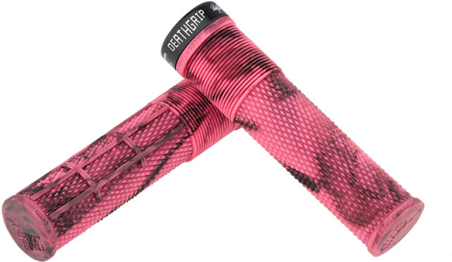 Puños de manillar Brendog Death Grip FL Lock On - marble pink/S