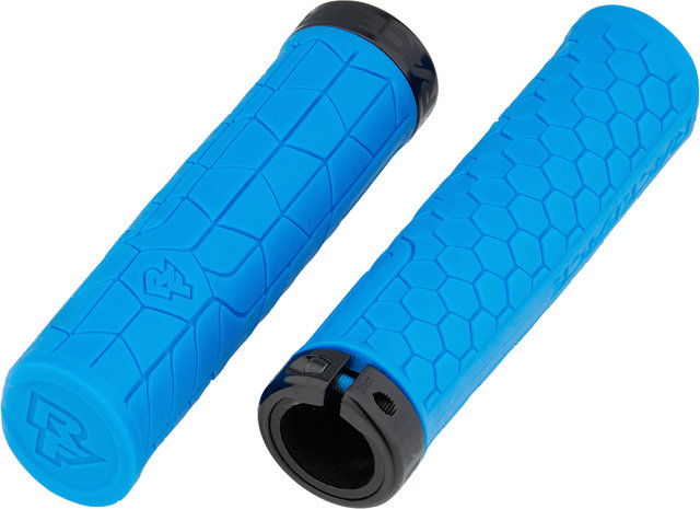 Race Face Puños de manillar Getta Lock On - blue-black/33 mm