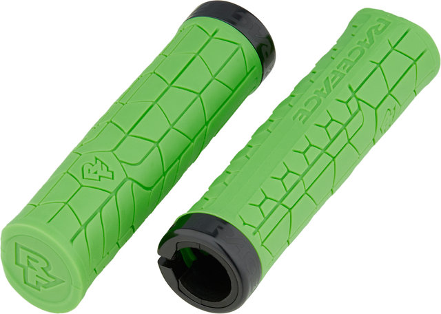 Race Face Puños de manillar Getta Lock On - green-black/33 mm