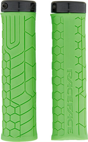 Race Face Puños de manillar Getta Lock On - green-black/33 mm