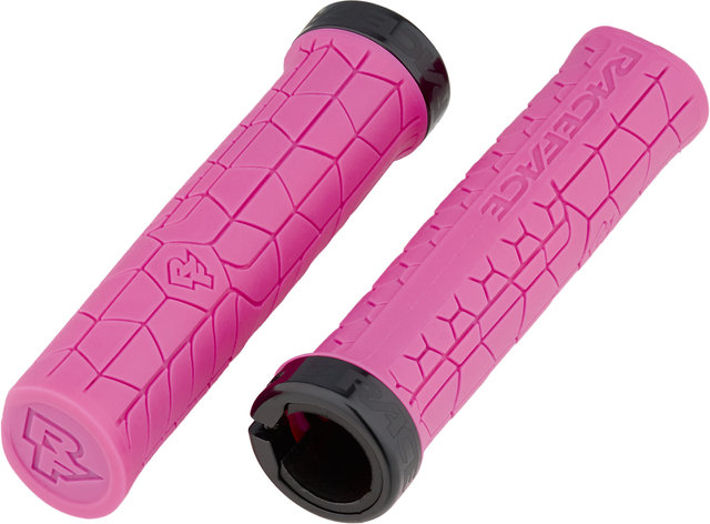 Race Face Getta Lock On Grips - magenta-black/30 mm