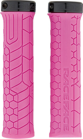 Race Face Getta Lock On Lenkergriffe - magenta-black/30 mm