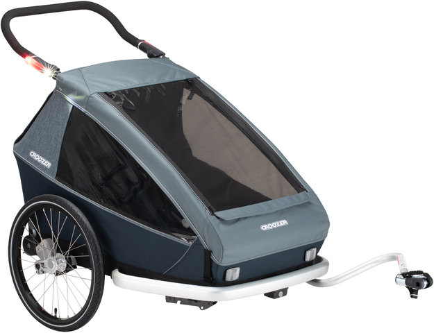 Croozer Remolque para niños Kid Vaaya 2 - graphite blue/universal