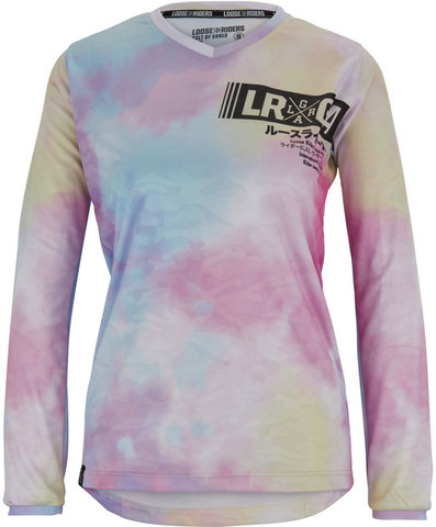 Loose Riders C/S Women's LS Jersey - tie dye pastel/S