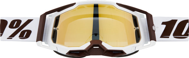 Masque Racecraft 2 Mirror Lens - snowbird/true gold mirror