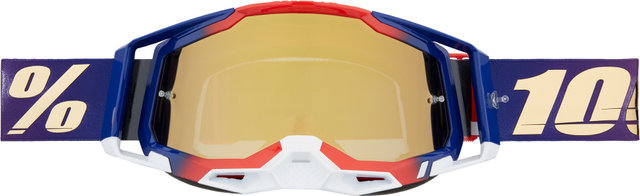 100% Máscara Racecraft 2 Goggle Mirror Lens - united/true gold mirror