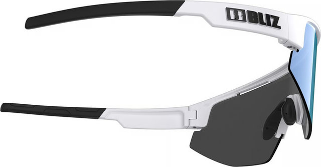 Bliz Matrix Small Sportbrille - matte white | smoke-blue