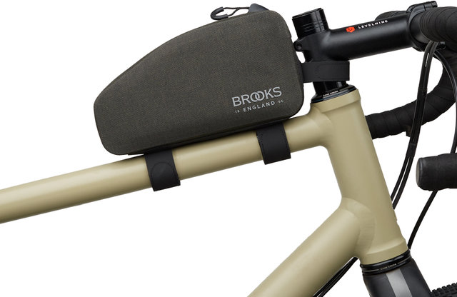 Brooks Sacoche pour Tube Supérieur Scape Top Tube Bag - mud green/0,9 litre