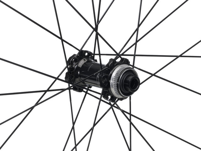 Juego ruedas + bolsa WH-R9270-C50-TL Dura-Ace Disc Center Lock Carbon - negro/Juego de 28" (RD 12x100 + RT 12x142) Shimano Road 12 velocidades