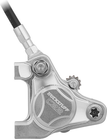 Trickstuff Set de freins à disque Piccola Carbon avant + arrière Flatmount - argenté-argenté/Ensemble/gauche/droite (spécifique)