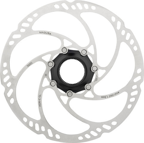 Magura Disque de Frein MDR-C CL Center Lock pour Serrage Rapide - argenté/203 mm