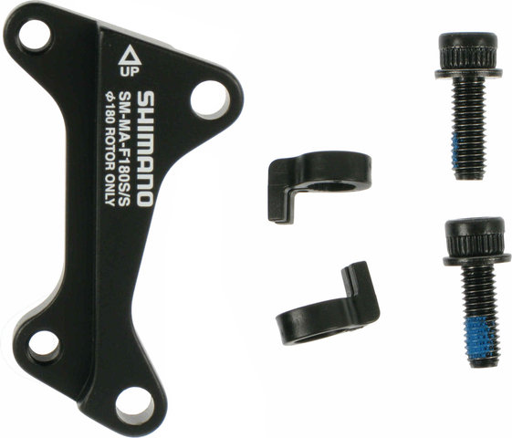 Shimano Adaptador de frenos de disco para discos de 180 mm - negro/RD IS sobre IS