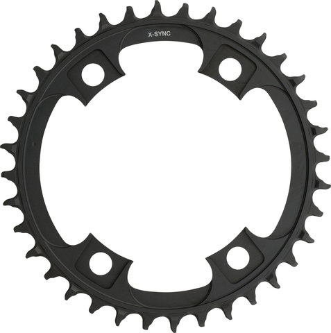 SRAM X-Sync Road, 12-speed, 107 mm BCD Chainring - blast black/36 