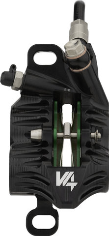 Hope Tech 4 V4 v+h Set Scheibenbremse mit Kunststoffleitung - black-black/Set/links/rechts (seitenspezifisch)