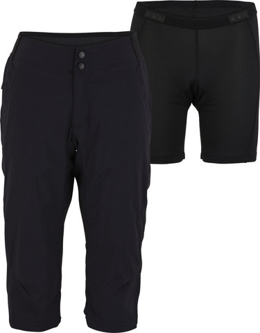 Endura Hummvee Lite 3/4 Damen Shorts mit Innenhose - black/S