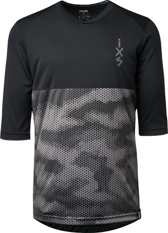 iXS Carve 1.0 3/4 Sleeve Trikot - black-graphite | L
