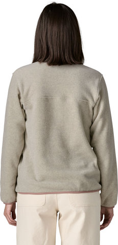 Patagonia Lightweight Synchilla Snap-T Women's Fleece Pullover - oatmeal heather-white moonrise-taupe | S