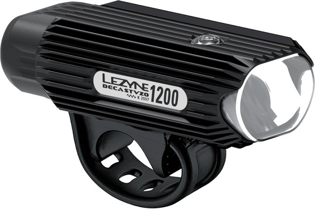 Lezyne Deca 1200 Frontlicht mit StVZO-Zulassung mit Loaded Kit - schwarz | 1200