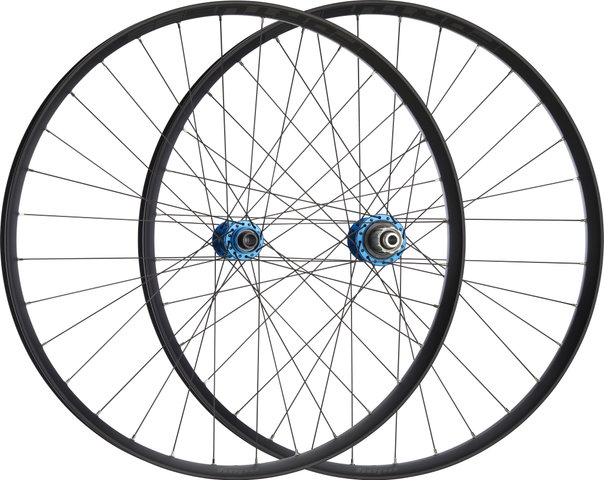 Hope Juego de ruedas Pro 5 + Fortus 35 Disc Center Lock 29" Boost - blue/Shimano MTB/Boost/148 mm/110 mm/Boost/29"/110 mm/Shimano MTB/110 mm/148 mm