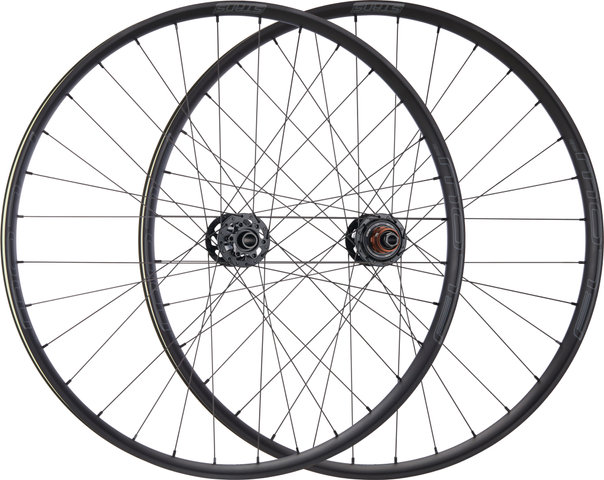 NoTubes Juego de ruedas Flow MK4 Disc 6 agujeros Boost 29" - negro/Juego 29" (RD 15x110 Boost + RT 12x148 Boost) Shimano Micro Spline