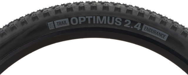 e*thirteen Pneu Souple Optimus Endurance Trail 27,5" - stealth black/27,5x2,4
