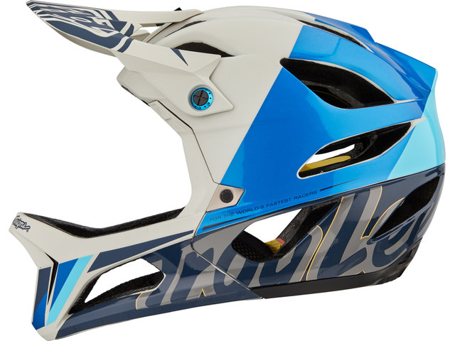 Troy Lee Designs Stage Helmet Cheekpads Off-Road BMX Cyling Helmet Accessories 25mm Blue 