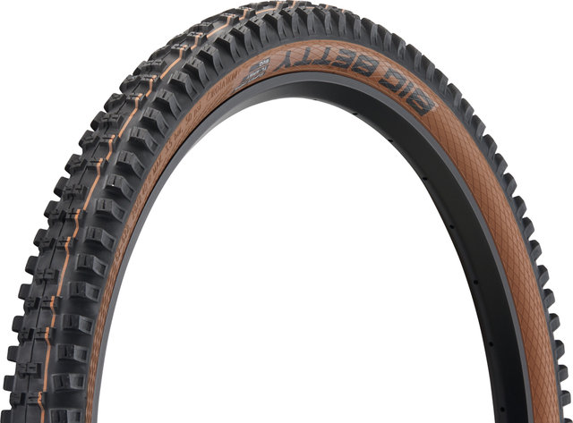 Schwalbe Cubierta plegable Big Betty Evolution ADDIX Soft Super Trail 29" - negro-bronze skin/29x2,4