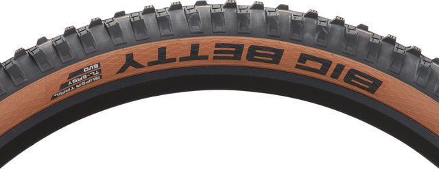 Schwalbe Cubierta plegable Big Betty Evolution ADDIX Soft Super Trail 29" - negro-bronze skin/29x2,4