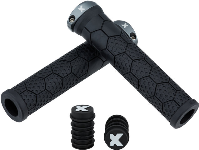 Sixpack Racing Z-Trix AL Lenkergriffe - black-dark titanium/143 mm