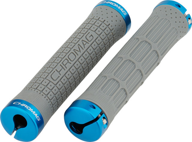 Chromag Clutch Lock On Grips - grey-blue/146 mm