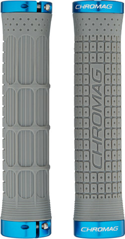 Chromag Clutch Lock On Grips - grey-blue/146 mm