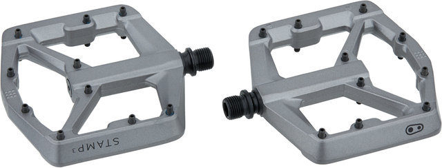 crankbrothers Stamp 3 Platform Pedals - grey/large