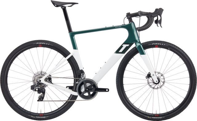 Exploro RaceMax Rival AXS 2x Carbon Gravel Bike - emerald-white/M