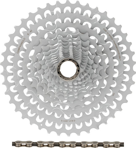 Campagnolo Ekar Gruppe 13-fach 40 mit Scheibenbremse - schwarz/Campagnolo N3W/9-42/Campagnolo N3W/172,5 mm/ohne/ohne