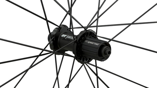 DT Swiss Juego de ruedas PR 1400 DICUT OXiC 21 28" - negro/130 mm/100 mm/28"/Shimano carretera/100 mm/100 mm/130 mm