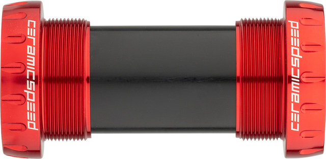 CeramicSpeed BSA Shimano Road Bottom Bracket - red/BSA