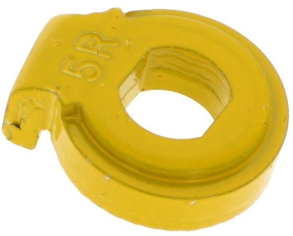 Arandelas de seguridad para cambios de buje de 5/7/8/11 velocidades - amarillo/5R