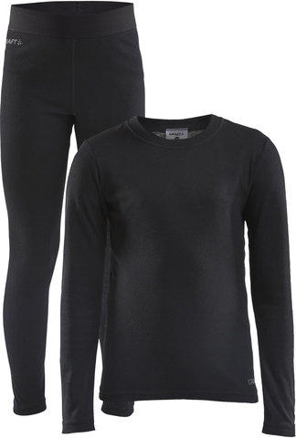Core Warm Kids Functional Underwear Set - black/158/164