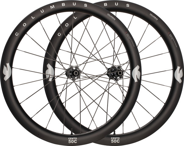 Columbus Cento 50C Wheelset - silver team edition | Shimano Road | 142 mm | Non Boost | Non Boost | 28" | 100 mm