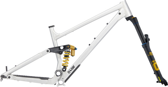 Jibb 29" Rahmenkit mit ÖHLINS TTX 22 M Coil und RXF36 m.2 - raw matt/L, 502 lbs