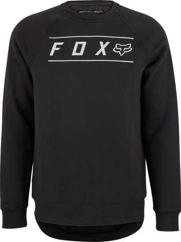 Pinnacle Crew Fleece Pullover - black-white/M