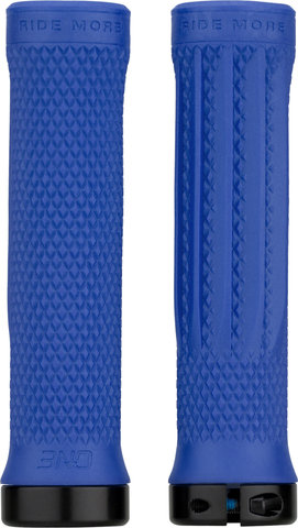 OneUp Components Lock-On Lenkergriffe - blue/136 mm