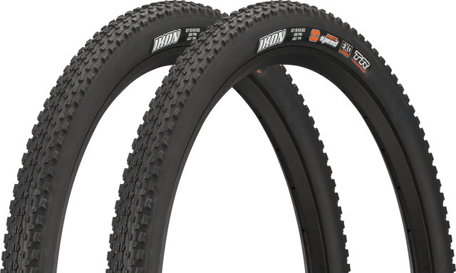 Maxxis Set de 2 cubiertas plegables Ikon 3C MaxxSpeed EXO TR 27,5" - negro/27.5 /56 /56-584/2.2 