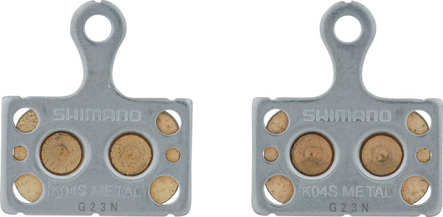 Shimano Plaquettes de Frein K04S-MX pour Flat Mount / BR-M9100 - universal/métal