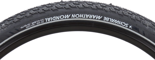Schwalbe Pneu Rigide Marathon Mondial ADDIX RaceGuard 26" - noir-reflex/50 mm/2 /26 /50-559