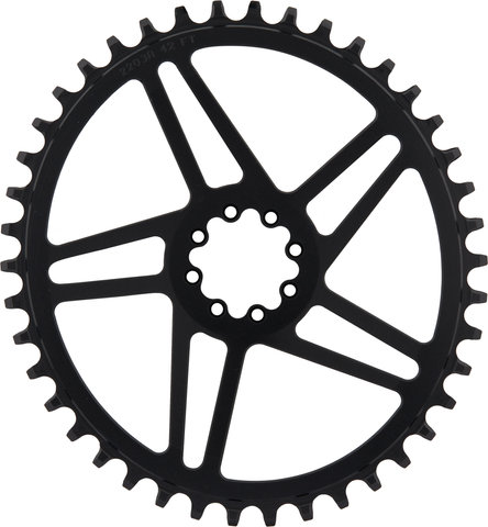 Wolf Tooth Components Elliptical Direct Mount Chainring for SRAM 8-Bolt - black/42 tooth