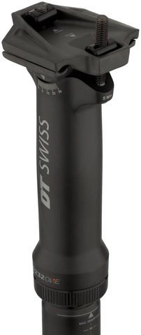 DT Swiss D 232 ONE Carbon 60 mm Remote Sattelstütze - schwarz/30,9 mm / 400 mm / SB 0 mm / L1 Trigger Matchmaker