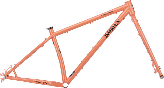 Surly Kit de Cadre Karate Monkey 27,5+/29" - peach salmon sundae/M