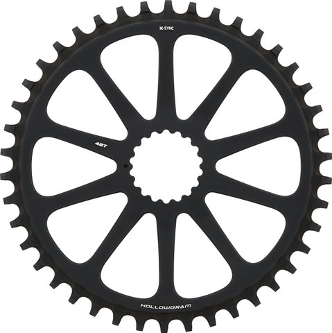 Cannondale OPI SpideRing 10-Arm X-Sync Chainring - black/42 